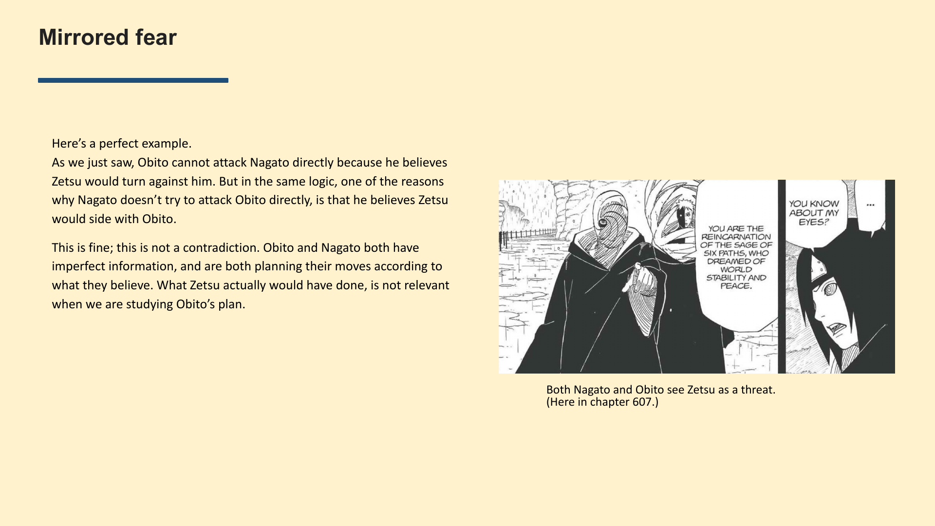 Slide 8: Mirrored fear