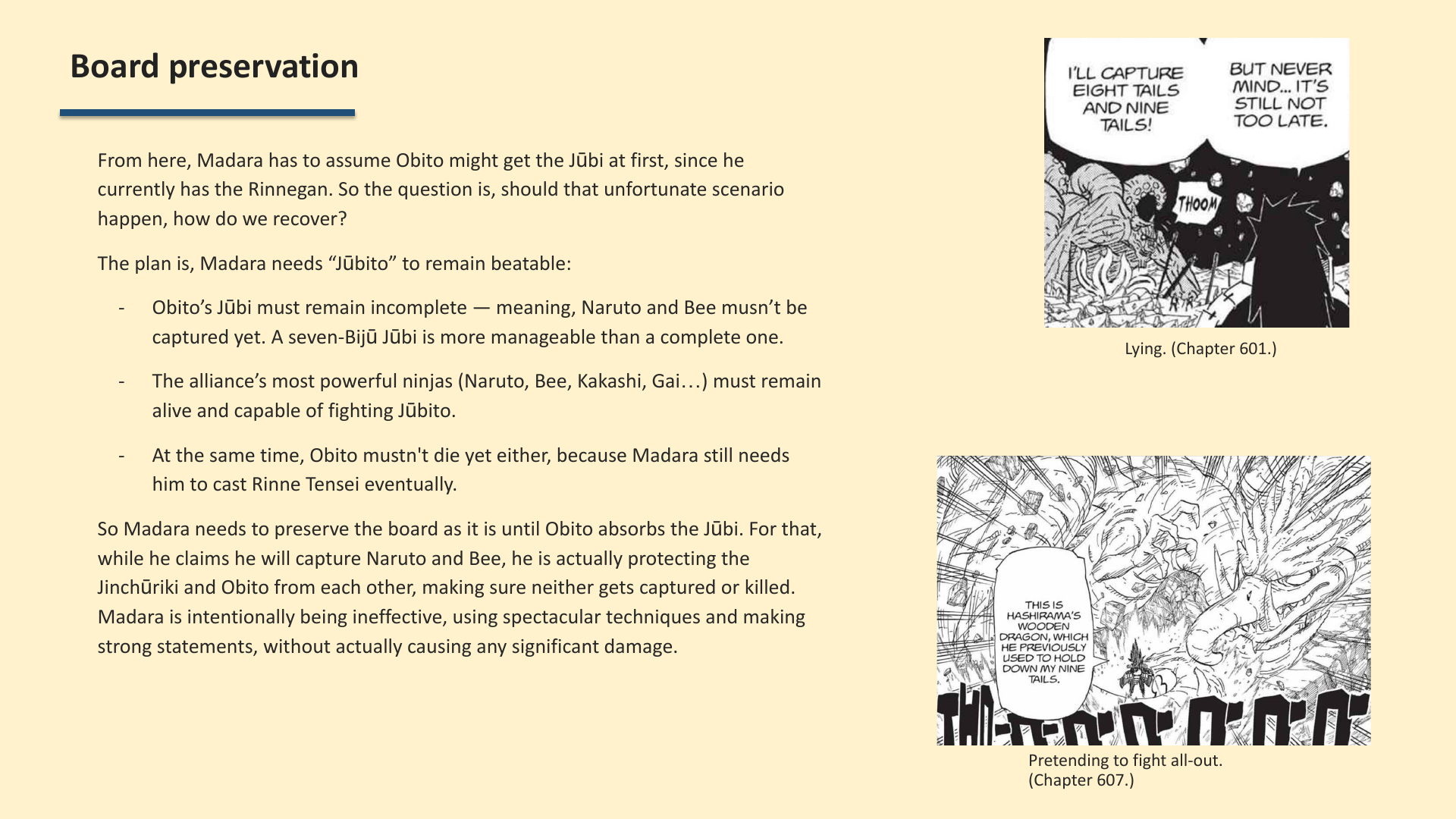 Slide 5: Board preservation