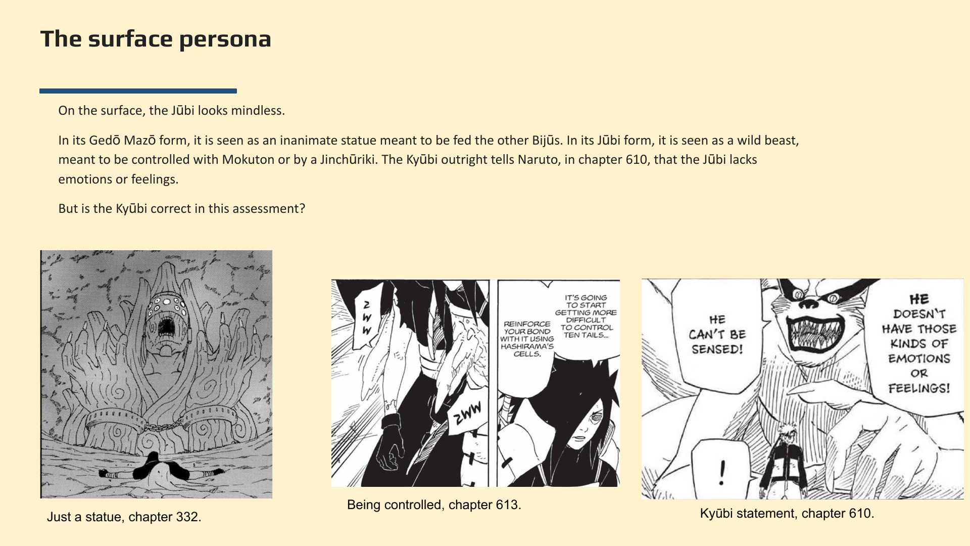 Slide 2: The surface persona