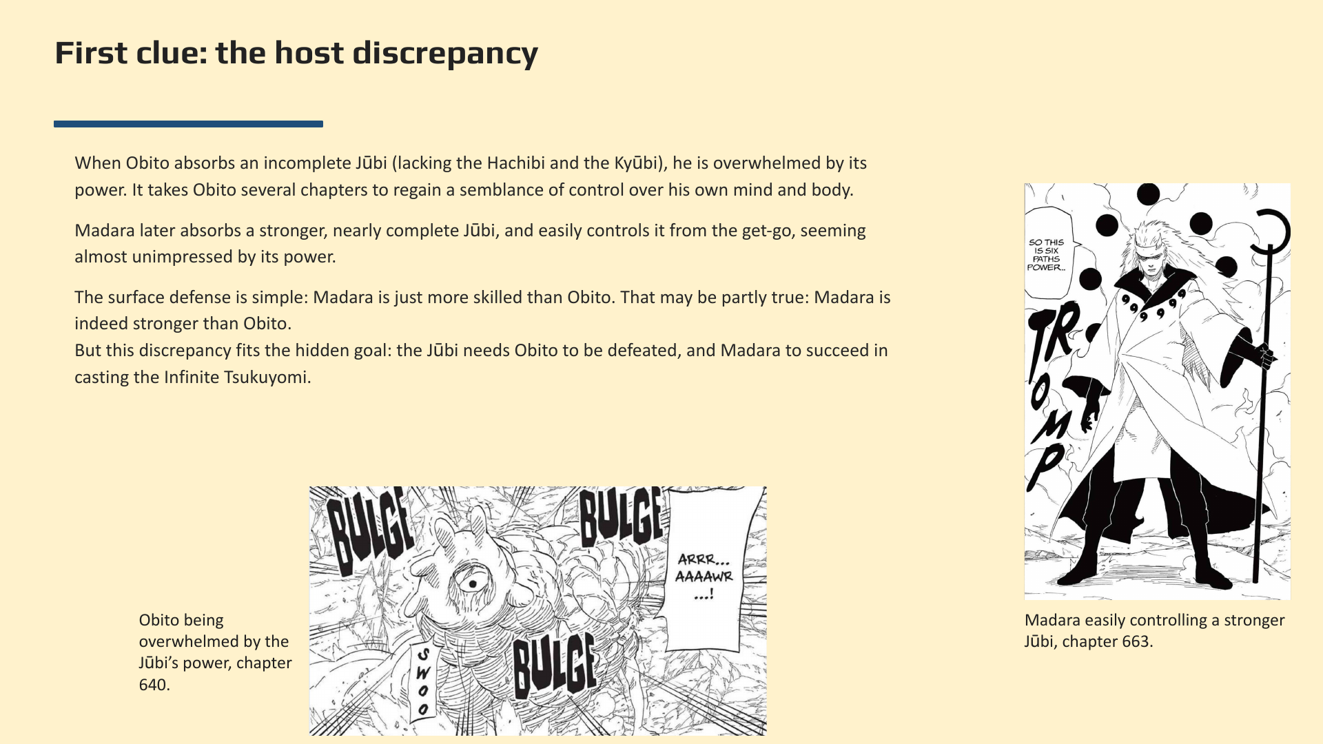 Slide 4: First clue: the host discrepancy