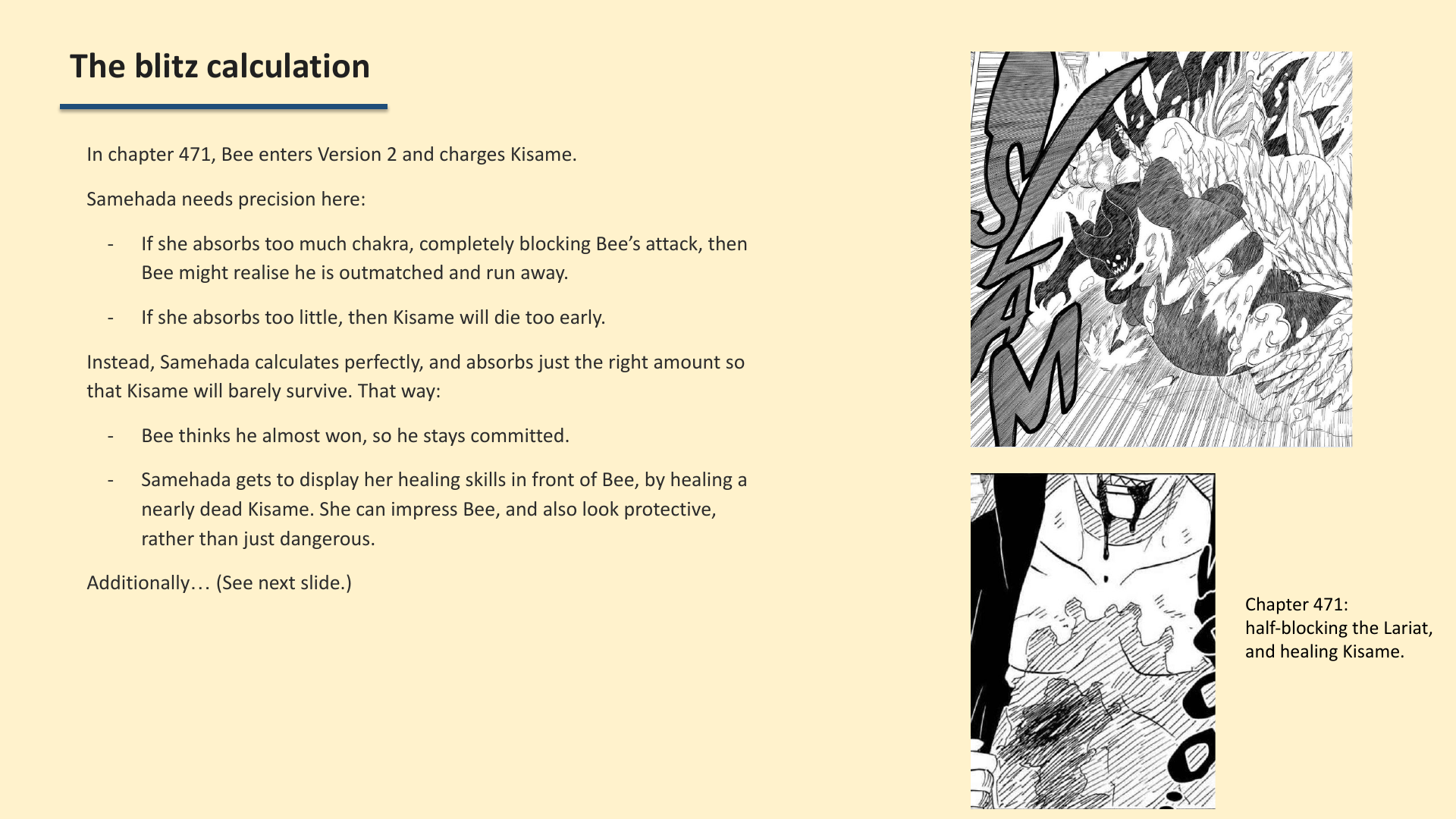 Slide 4: The blitz calculation