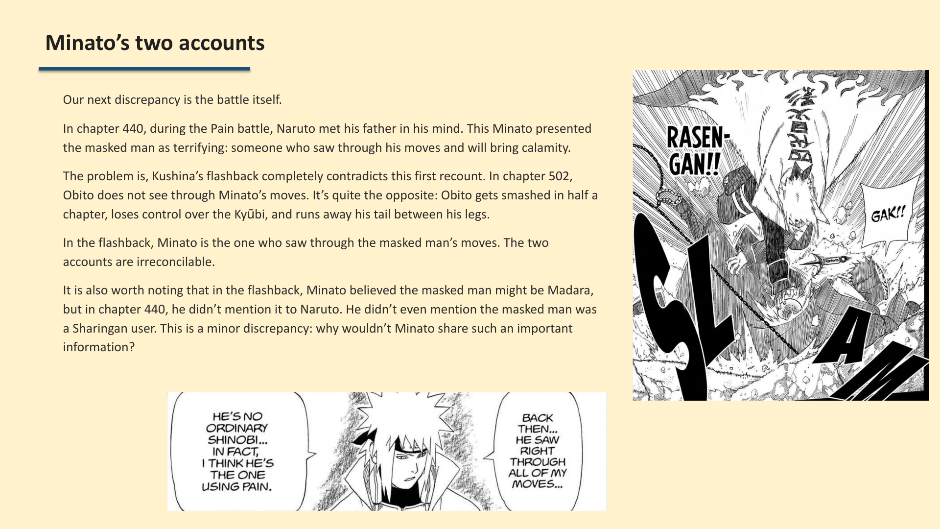 Slide 4: Minato’s two accounts