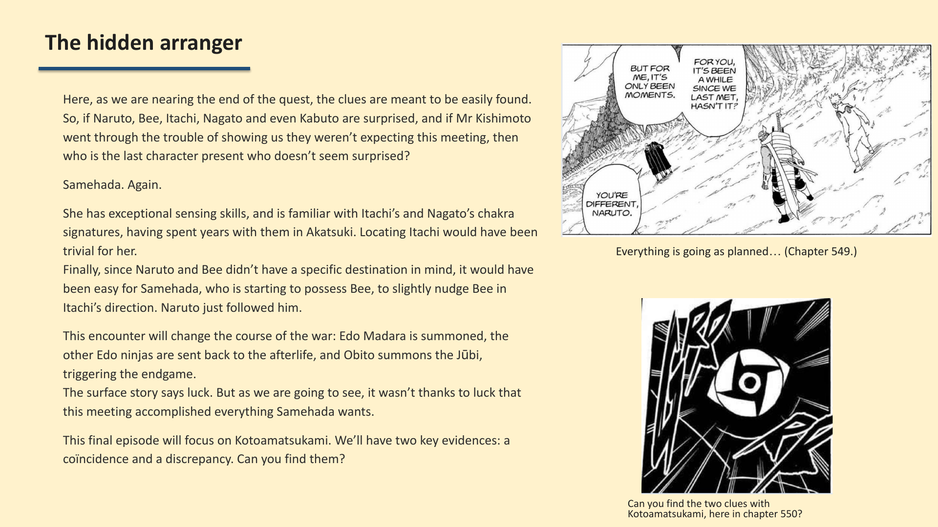 Slide 4: The hidden arranger