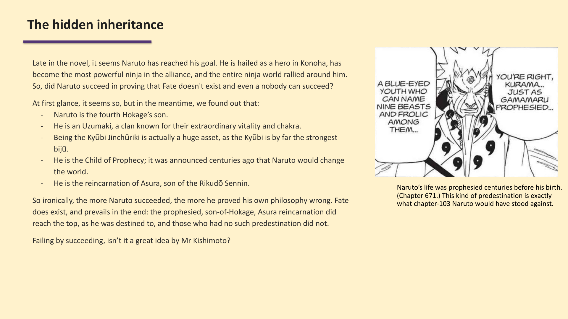 Slide 6: The hidden inheritance