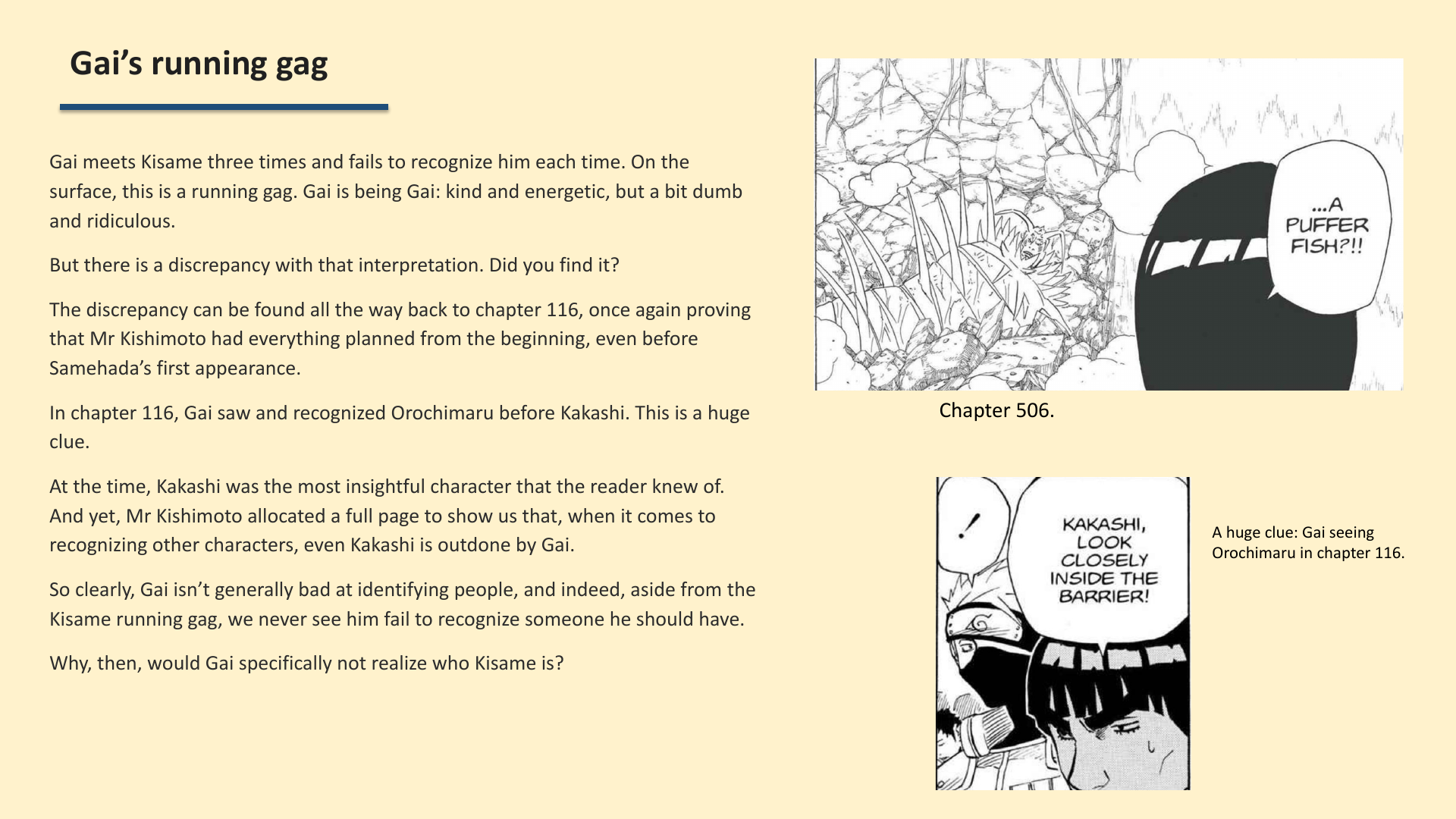 Slide 2: Gai’s running gag