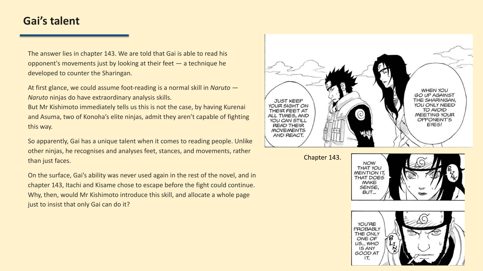 Slide 3: Gai’s talent